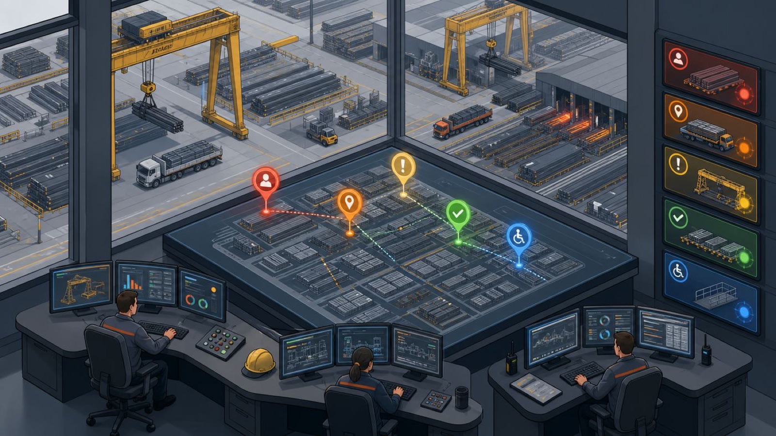 Exception management control tower